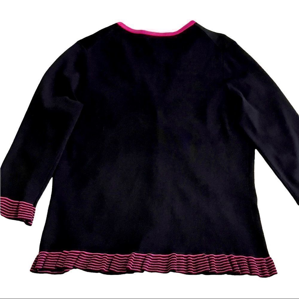 Grace Dane Lewis Ruffe Knit Cardigan LARGE - Picture 4 of 15